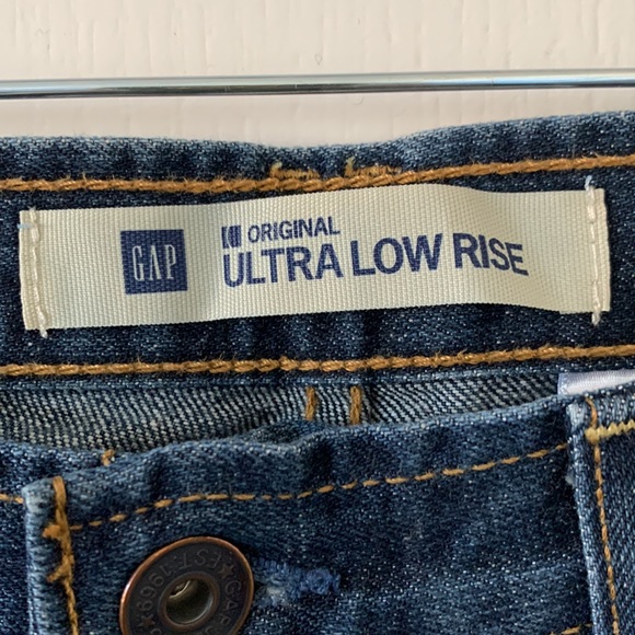 GAP Original Ultra Low Rise Bootcut Jeans Size 4P - Picture 8 of 16